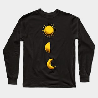 Sun And Moon Long Sleeve T-Shirt